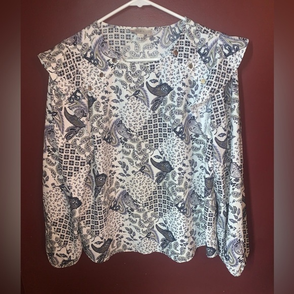 Loft Paisley Career Top |‎ Small - Picture 1 of 4